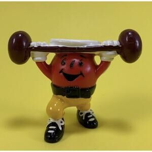 VINTAGE THE KOOL-AID MAN WITH WEIGHTS MINIATURE PVC FIGURE MINI FIGURINE